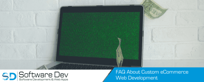 a laptop with a green screen and money floating around it