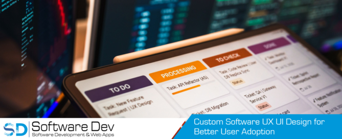 SoftwareDev discuss custom software UX UI design